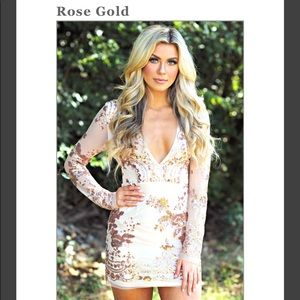 Poppin’ Bottles Gold Dress Southern Fried Chicks